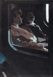 Amusement in the carriage. Creator: Reznicek, Ferdinand von (1868-1909).
