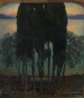 Peace. Tomb among the Cypresses, 1910s. Creator: Savini, Alfredo (1868-1924).
