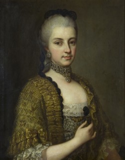 Portrait of Archduchess Maria Christina of Austria (1742-1798), Duchess of Teschen, 1765. Creator: Schmidely, Daniel (1705-1780).