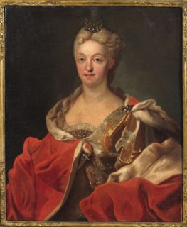 Portrait of Maria Amalia of Austria (1701-1756), Holy Roman Empress, 18th century. Creator: South German master (16th century).