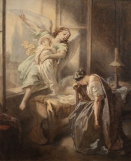 Le Rêve (The Dream), 1856. Creator: Tassaert, Octave (1800-1874).