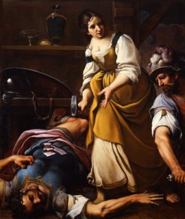 Jael and Sisera, c1628. Creator: Tiarini, Alessandro (1577-1668).