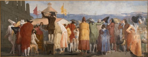 Mondo Novo, 1791. Creator: Tiepolo, Giandomenico (1727-1804).