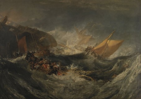 The Wreck of a Transport Ship, c 1810. Creator: Turner, Joseph Mallord William (1775-1851).
