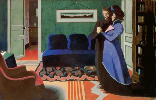 The Visit, 1899. Creator: Vallotton, Felix Edouard (1865-1925).