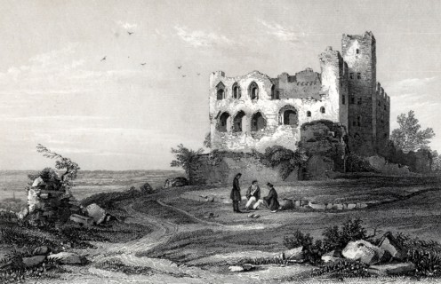 Hambach Castle, 1840. Creator: Verhas, Theodor (1811-1872).