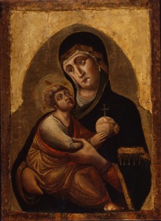 Virgin and child, 15th century. Creator: Vivarini, Alvise (ca. 1446-ca. 1505).