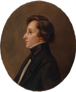 Portrait of Frédéric Chopin. Creator: Winterhalter, Franz Xavier (1805-1873).