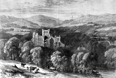 Melrose Abbey, 1871. Creator: William James Palmer.