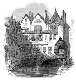 On the canal, Abbeville, 1871. Creator: Unknown.