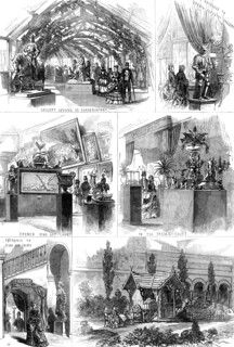 Sketches in the International Exhibition, 1871. Creator: Unknown.