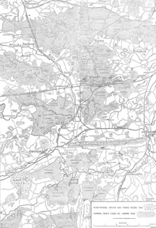 The Autumn Campaign: plan of the country round Aldershott, 1871. Creator: Crane.