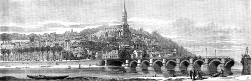 Ruins of St. Cloud, from the river, 1871. Creator: Unknown.