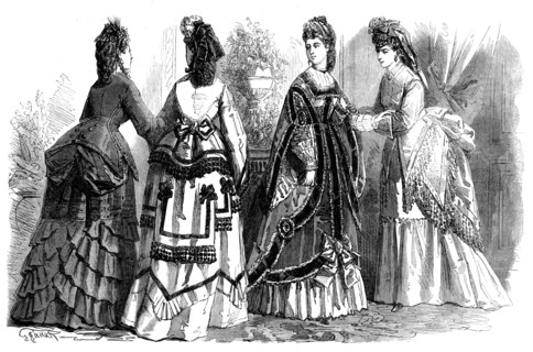 Paris fashions for the month of November, 1871. Creator: Unknown.