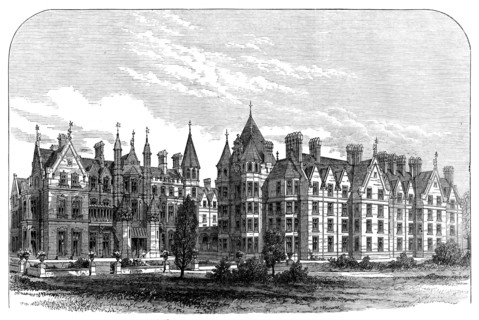 The Royal Indian Engineering College, Cooper's Hill, Egham, 1871. Creator: Unknown.