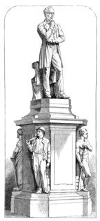 Statue of Mr. John Cockerill at Seraing, Belgium, 1871. Creator: Unknown.