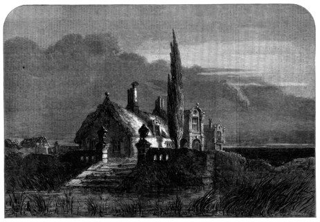 The Moated Grange, drawn by S. Read, 1871. Creator: J. Paterson.