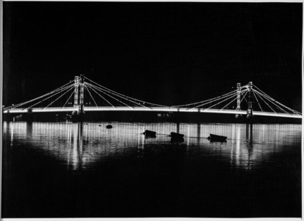 Albert Bridge, Kensington and Chelsea, Greater London Authority, 1960-1985. Creator: Leonard Robin Mattock.