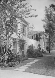 James H. McGraw, Jr., residence in Hobe Sound, Florida. West facade, sharp, 1941. Creator: Gottscho-Schleisner, Inc.