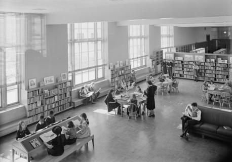 Brooklyn Public Library (Ingersoll Memorial), Prospect Park Plaza, Brooklyn, 1941. Creator: Gottscho-Schleisner, Inc.