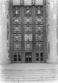 Brooklyn Public Library (Ingersoll Memorial), Prospect Park Plaza, Brooklyn, 1941. Creator: Gottscho-Schleisner, Inc.