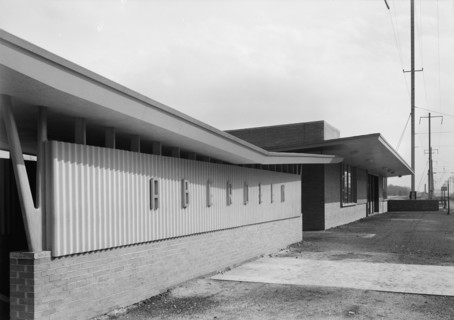 Aberdeen Station, Pennsylvania Railroad, Aberdeen, Maryland, 1944. Creator: Gottscho-Schleisner, Inc.