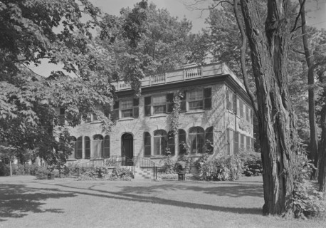 J.L. Johnston, Stone House, residence in Cape Vincent, New York, 1935. Creator: Gottscho-Schleisner, Inc.