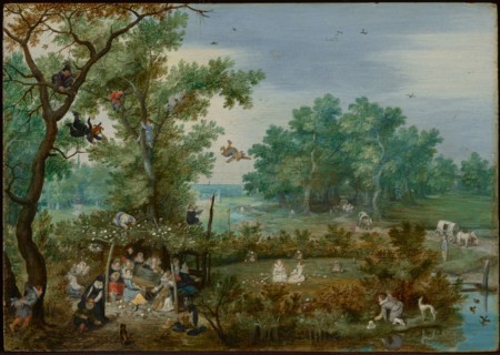 Merry Company in an Arbour, 1615. Creator: Adriaen van de Venne.