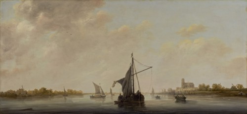 A View of the Maas at Dordrecht, about 1645-1646. Creator: Aelbert Cuyp.