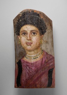 Mummy Portrait, A.D. 75-100. Creator: Malibu Painter.