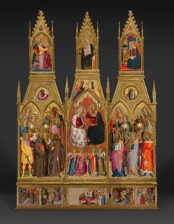 Polyptych with Coronation of the Virgin and Saints, about 1390s. Creator: Cenni di Francesco di Ser Cenni.