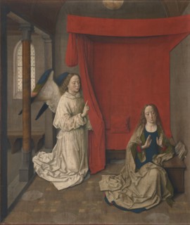 The Annunciation, about 1450-1455. Creator: Dieric Bouts.