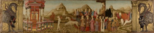 Triumph of Chastity, mid-1460s. Creator: Francesco di Giorgio Martini.