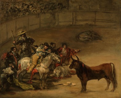 Bullfight, Suerte de Varas, 1824. Creator: Francisco Goya.
