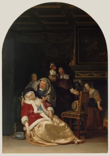 The Doctor's Visit, 1667. Creator: Frans van Mieris I.