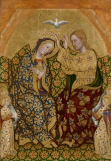 Coronation of the Virgin, about 1420. Creator: Gentile da Fabriano.