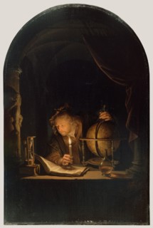 Astronomer by Candlelight, late 1650s. Creator: Gerrit Dou.