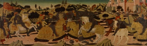 Battle Scene, 1450-1475. Creator: Giovanni di ser Giovanni Guidi.