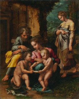 The Holy Family, about 1520-1523. Creator: Giulio Romano.