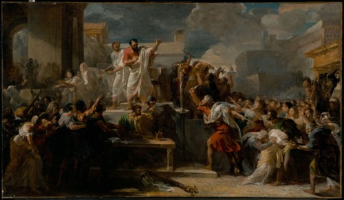 The Death of Virginia, about 1825-1828. Creator: Guillaume Lethiere.