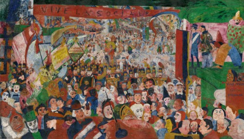 Christ's Entry into Brussels in 1889, 1888. Creator: James Ensor.