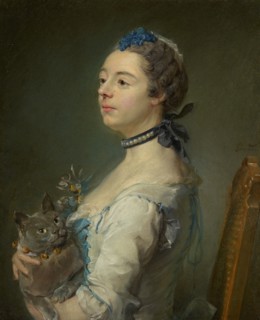 Magdaleine Pinceloup de la Grange, née de Parseval, 1747. Creator: Jean-Baptiste Perronneau.