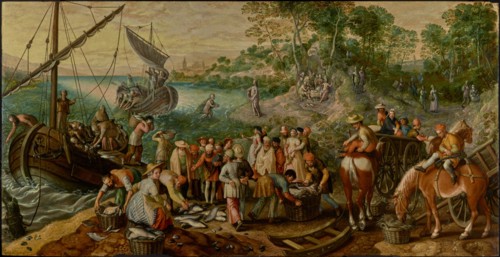 The Miraculous Draught of Fishes, 1563. Creator: Joachim Beuckelaer.