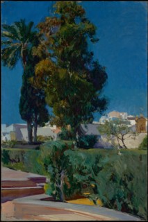 Corner of the Garden, Alcazar, Sevilla, 1910. Creator: Joaquin Sorolla y Bastida.