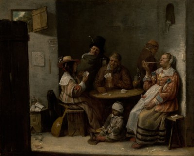 Card Players, about 1645. Creator: Joos van Craesbeeck.