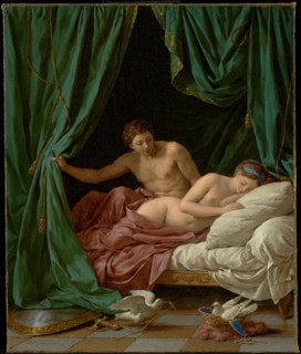 Mars and Venus, Allegory of Peace (Mars et Vénus, allégorie sur la Paix), 1770. Creator: Louis Jean Francois Lagrenee.
