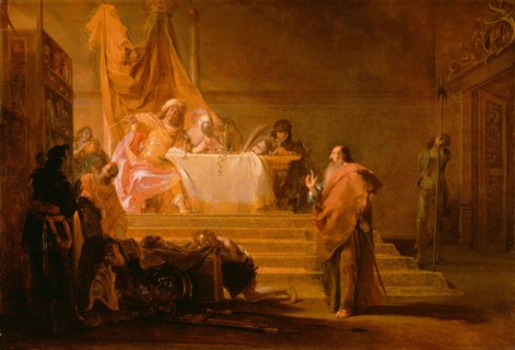 Solon before Croesus, about 1650-1652. Creator: Nikolaus Knüpfer.