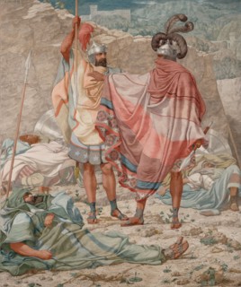 Mercy: David Spareth Saul's Life, 1854. Creator: Richard Dadd.