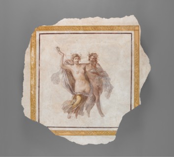 Fresco Panel Depicting Dionysos and Ariadne, A.D. 1-79. Creator: Unknown.