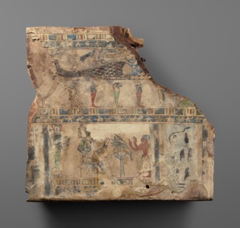 Fragment of a Coffin Lid, 1st century B.C.-1st century A.D.. Creator: Unknown.